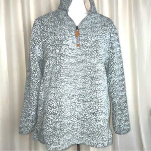Simply Southern Quarter Zip Sherpa Pullover Shirt